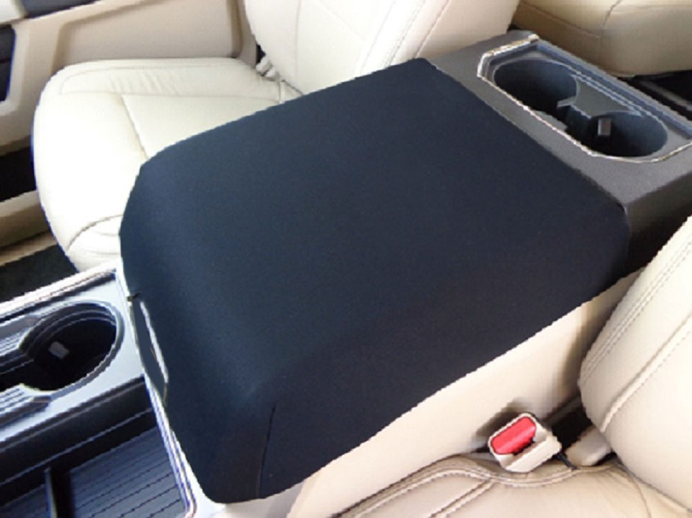 CarsCover Custom Fit 2015-2018 Ford F150 F250 F350 Pickup Truck Neoprene Car Front Center Jump Seat Cover and Console Cover